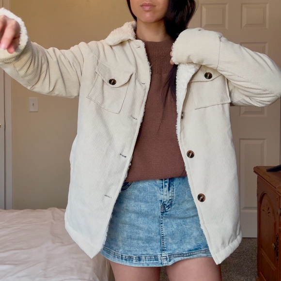 NWT Sherpa Fleece Lined Coat Jacket- FIRM on price - Picture 2 of 13